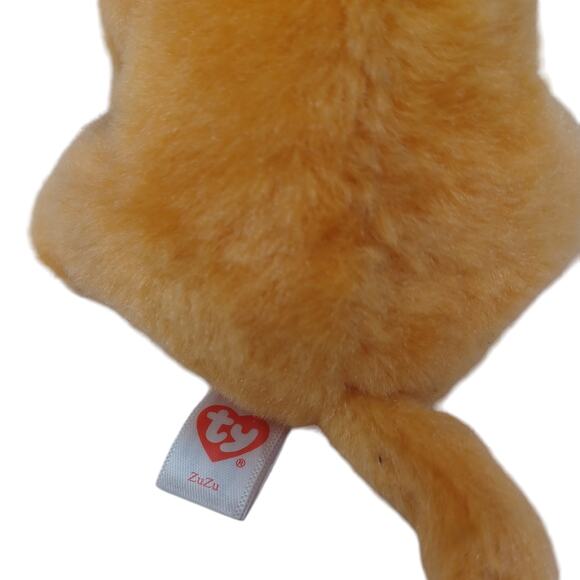 Ty ZuZu Puppy Dog Beanie‎ Boo Gold Glitter Eyes Stuffed Animal Plush Toy 7" - Picture 9 of 9